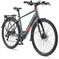 Telefunken E-Bike, Grau, Metall, 111 cm, Freizeit, E-Mobilität, E-Bikes