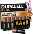 Duracell Plus Alkaline Batterie, Mignon AA LR06 1,5V, Extra