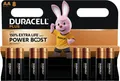 DURACELL Batterien PLUS Alkali-Mangan Mignon AA 1,5 V, 8 St. 151257