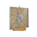 Kunstloft Metallbild, Silber, Gold, Metall, 3x80 cm, Bilder und Zubehör, Wandbilder, Metallbilder