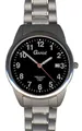 Garde Ruhla Titan Damenuhr Elegance 1310-6 Schwarz Titanband 36 mm