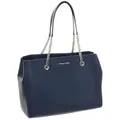 Michael Kors Teagan 38R3SJ6E7I, Damen Schultertasche - Navy