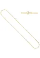 JOBO Goldkette, Singapurkette 585 Gold 42 cm 1,8 mm