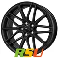 Brock B34 schwarz-matt lackiert 8x18" ET38 LK5 100 ML 63.4 Alufelgen 18 Zoll