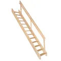 Minka Wangentreppe Boras 280cm max. Geschosshöhe Raumspartreppe Holztreppe