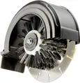 Gloria Haus und Garten 728964.0000 Cut&Brush 2-in-1 edge trimmer Kantenschneider-Bürsten-Aufsatz Nylon, Federstahl