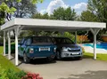 Skanholz Doppelcarport Spessart, BxT: 611x604 cm, 220 cm Einfahrtshöhe