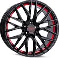 18 Zoll MAM RS4 5x108 ET45 Alufelgen BLACK PAINTED RED INSIDE