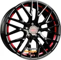 4 Alufelgen MAM MAM RS4 Black Painted Red Inside (BPRI) 8x18 ET45 5x108 18 Zoll