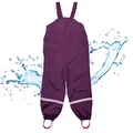 BMS Regenhose - Latzhose - atmungsaktiv - 100% wasserdicht - Beere - 104