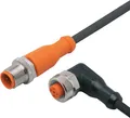 Ifm Electronic EVC024 Verbindungsleitung Stecker, gerade, Buchse, gewinkelt 5m Polzahl Sensoren: 4,