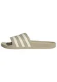 adidas Unisex Adilette Aqua Slides Sandal, Khaki Three/off white/off white, 43 EU