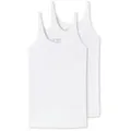Schiesser 2P 95-5 Organic Tank Top Weiß Baumwolle 46 Damen