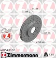 ZIMMERMANN 470.5403.52 Brake Disc for DACIA,RENAULT,SMART