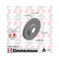 2x Bremsscheibe ZIMMERMANN 470.5403.52 passend für RENAULT DACIA SMART