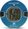OOONO P-DISC NO1 - Elektronische Parkscheibe mit Zulassung fürs Auto - Blau