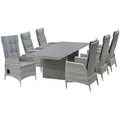 LC Garden »Roma« Gartenset natur Dining Set Sitzgruppe Gartenmöbelset