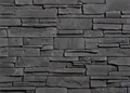 Stegu Averno Verblender anthrazit Natursteinoptik Beton frostsicher für Innen & Außen 53x11,7 cm, Stärke 22-38 mm