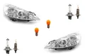 Scheinwerfer passend für Peugeot 308 09/07-04/11 Leuc. Satz Links Rechts 6208F5 6206F5 Johns