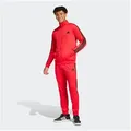 adidas Sportswear Trainingsanzug M 3S TR TT TS (2-tlg), für Laufen und sportliche Aktivitäten, zweiteiliges Set rot L