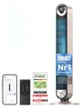DREO 25dB Smart Leiser Turmventilator mit Kühlung, 106cm WiFi Alexa Tower Fan, 90° oszillierender Ventilator, Fernbedienung 9-Geschwindigkeit 4 Modi 12 Std Timer Sprachsteuerung, Sternenlicht