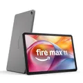 Amazon Fire Max 11-Tablet (Neueste Generation), unser bisher leistungsstärkstes Tablet, mit klarem 11-Zoll-Display, Octa-Core-Prozessor, 4 GB RAM, 14 Std. Akkulaufzeit, 128 GB, grau, mit Werbung