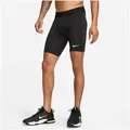 Nike Trainingstights M NP DF LONG SHORT schwarz L
