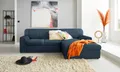 DOMO collection Ecksofa Topper, elegant und zeitlos, kompaktes Stellmaß 245/155cm, L-Form, mit Recamiere, wahlweise mit Schlaffunktion