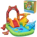 BESTWAY Wasserspielcenter Planschbecken Jurassic Splash Play Centre