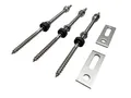 Bolzen Xnnmzhao M10 X 250 mm zur Montage von Photovoltaik 3 Stück B-WARE