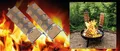 Jürgen Westerholt GmbH Grillbesteck-Set Räucherbrett Flammlachs Grillzubehör, (2 tlg), aus Edelstahl 2 Stck. Feuerschale