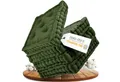 Gräfenstayn Sitzkissen 4er Set 40x40 cm mit 8 cm Polsterung aus 100 % Baumwolle -, robustes Sitzkissen für Indoor & Outdoor, bequemes Bodenkissen