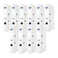 DONAU Premium Ordner Schmal 10er Pack/DIN A4 / 5 cm / 10 Stück/Weiße/Kunststo...