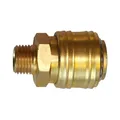 Güde Schlauchkupplung 1/2" AG mm Einhand Schnellkupplung mit Gewinde Druckluft