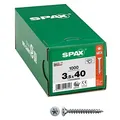 SPAX Universalschrauben T20 Senkkopf WIROX 1191010350405 3,5 mm x 40 mm, 1.000 St.