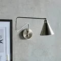 Wandleuchte House Doctor, dimmbar, Grau, für Wohnzimmer, Metall, Modern - 27