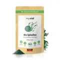 myvial® Bio Spirulina Pulver - 250 g mit Phycocyanin & Chlorophyll - vegan & laborgeprüft