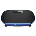 MERACH Vibrationsplatte, Leistungsstarke Vibrationsplattform für Ganzkörpertraining, Muskelaufbau und -formung, Automatische Geschwindigkeitsregelung, Eingebauter Bluetooth-Lautsprecher (Blau)