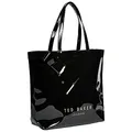Ted Baker Damen Nicon Shopper mit Schleife aus Vinyl, Schwarz