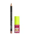 NYX Professional Makeup Slim Lip Pencil + Fat Oil Lip Drip Lippen Make-up Set 1 Stk Nr. 810/05 - Natural/Newsfeed