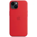 Silikon-Case MagSafe für das Apple iPhone 14 - Rot