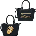 The Rolling Stones Handtasche Damen Gold Tongue schwarz Standard - Schwarz