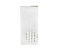 Kobolo Türvorhang Vorhang CLEAR transparent 72 Stränge 90x200cm (1 St), Ösen, transparent