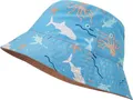 Playshoes Jungen UV-Schutz Fischerhut Bademütze Kopfbedeckung, Meerestiere,55