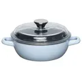 Riess Schmorpfanne, Blau, Metall, Kochen, Pfannen, Bratpfannen