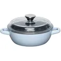 Riess-kelomat - Riess Schmorpfanne Mit Glasdeckel 20cm, Hoch Sky Blue