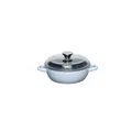 Riess Schmorpfanne mit Glasdeckel 20cm, hoch SKY BLUE
