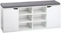 KESPER® Schuhschrank Schuhschrank mit Sitzkissen, 2 Türen, FSC