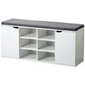 Kesper Garderobenbank, Weiß, Füllung: Polyurethan (Pur), 103x48x30.50 cm, Fsc, Garderobe, Garderobenbänke