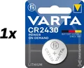1x Varta Knopfzelle CR2430 Batterie 3V Lithium Coin Retail #1